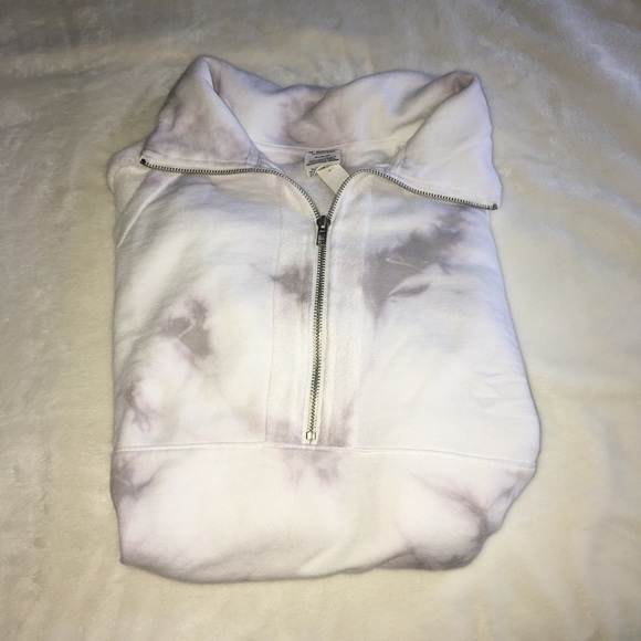 PINK Victoria's Secret Sweaters - marble half zip